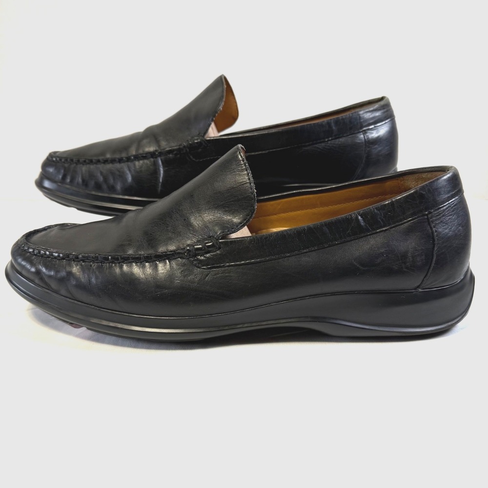 Cole Haan Air Dempsey Black Slip‎ On Leather Loafers C08094  Men's Size 10.5M